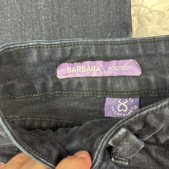 NYDJ “Barbara” Black Bootcut Denim Jeans - Picture 5 of 8